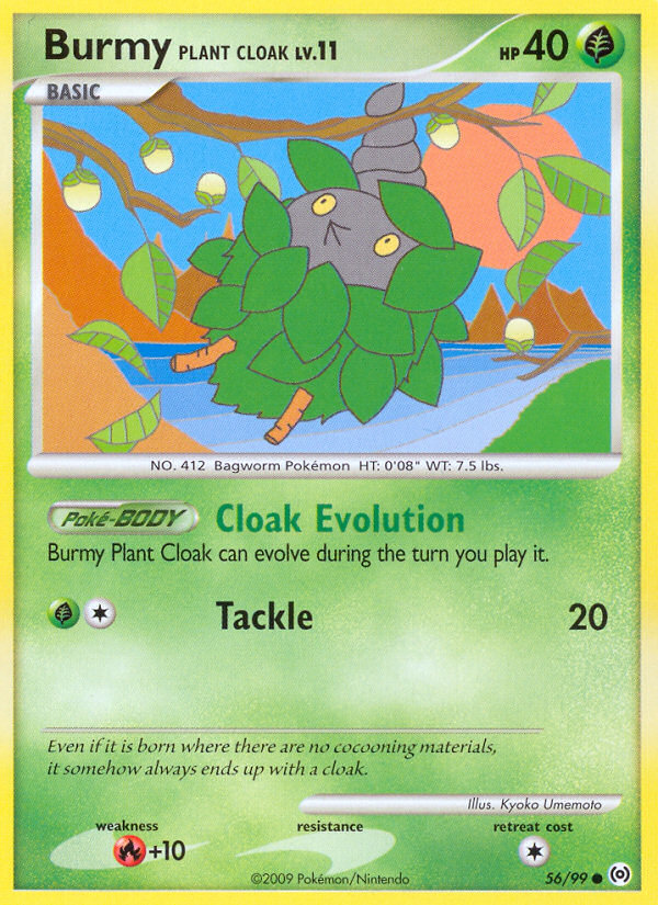 Arceus Set Burmy (Plant Cloak) #56/99
